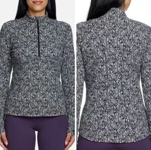 Spyder Women's Black and White Long Sleeve Top